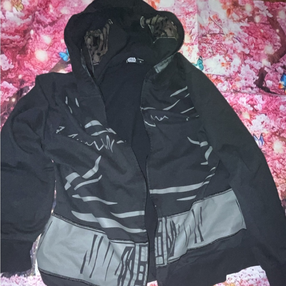 STAR WARS Black Full Zip With Facemask